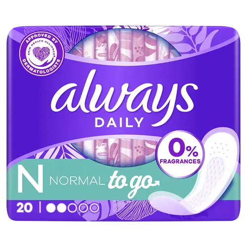 Protège-slips Always Daily Normal To Go 20ct