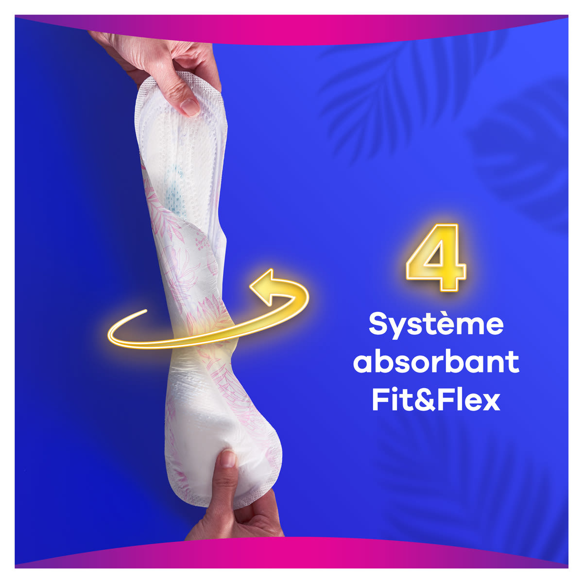 Le système Fit&Flex est ultra-absorbant et très flexible pour s’adapter à votre corps