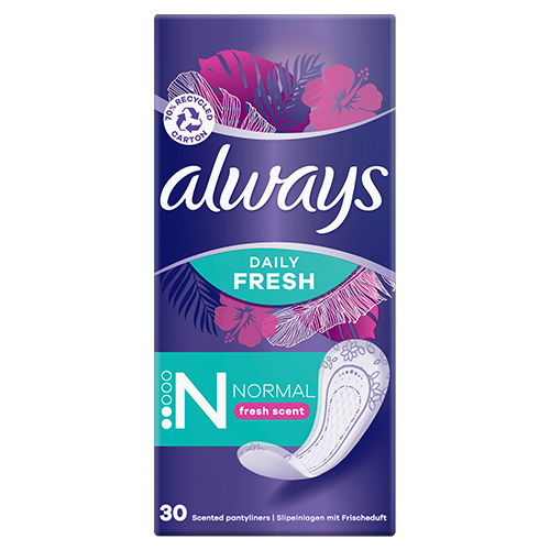 Produto-Protège-slips Always Daily Fresh Normal Parfum Frais