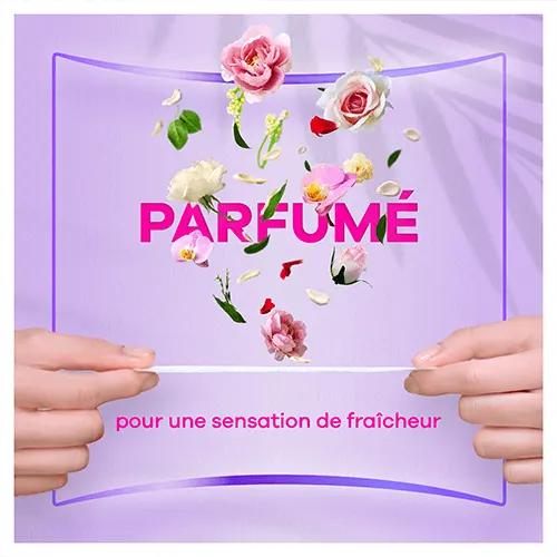 Les protège-slips ALWAYS Daily Fresh avec parfumé pour une sensation de fraîcheur
