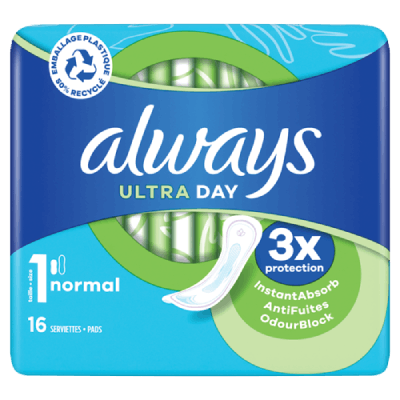 Produto-ALWAYS Ultra Normal (Taille 1) Serviettes