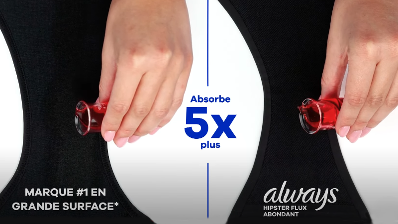 Décrouvrez la nouvelle culotte menstruelle Always