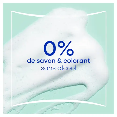 0% de savon & colorant en mousse intime Always