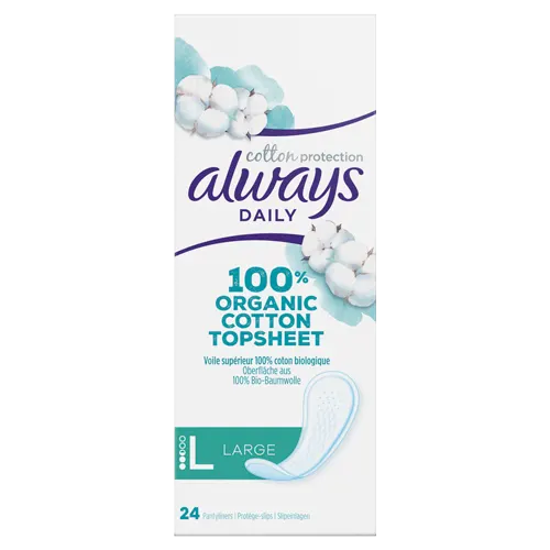 Protège-slips Always Daily Cotton Protection Large 24ct