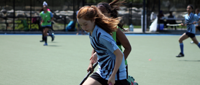 girl playing sports