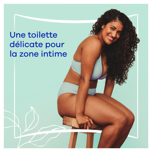 Une toilette intime délicate de la zone intime