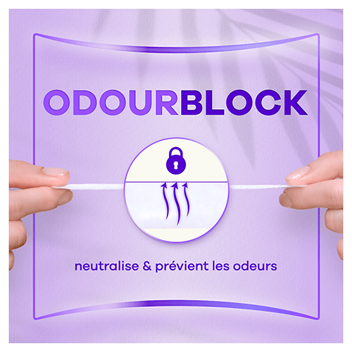 Les protège-slips Always Daily Extra Protect avec technologie Odour Block de neutralisation des odeurs