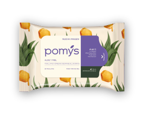 Toallitas Húmedas Desmaquilladoras Aloe y Miel - Pomys