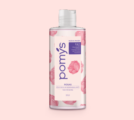 Agua Micelar desmaquillante de Rosas Pomys