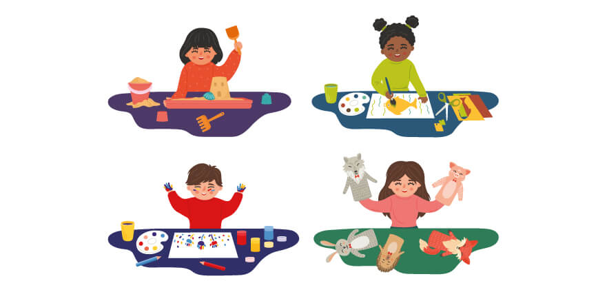 Cómo hacer una mesa sensorial para niños?