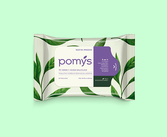 Toallitas Desmaquilladoras con extracto de té verde