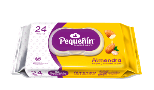 Totallitas humedas pequeñin almendra 24 unidades