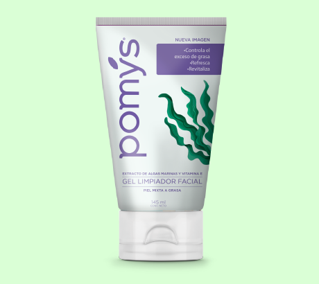 Gel limpiador facial para piel mixta a grasa - Pomys