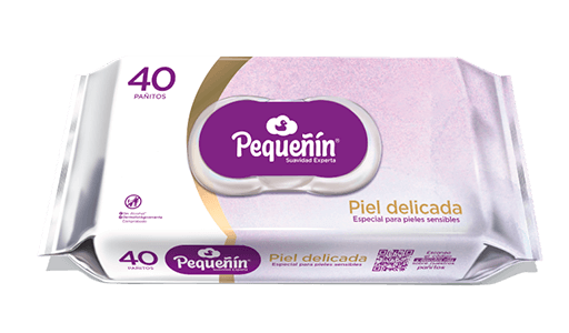 Toallitas humedas pequeñin piel delicada 40 unidades