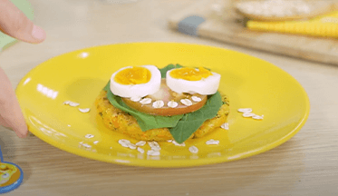 Arepas de zanahoria y avena prev