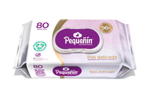 Toallitas humedas pequeñin piel delicada 80 unidades