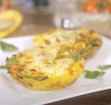Muffins de huevo y vegetales principal