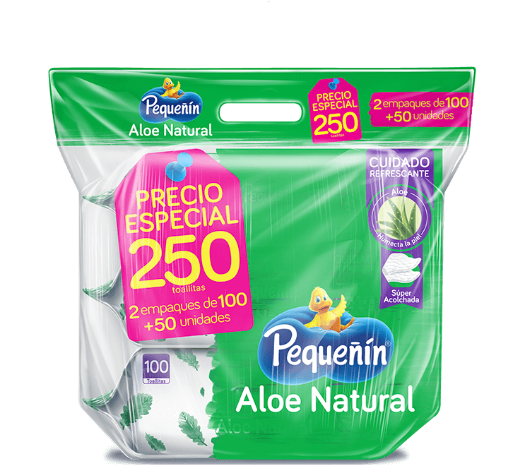 Toallitas Húmedas Aloe x250