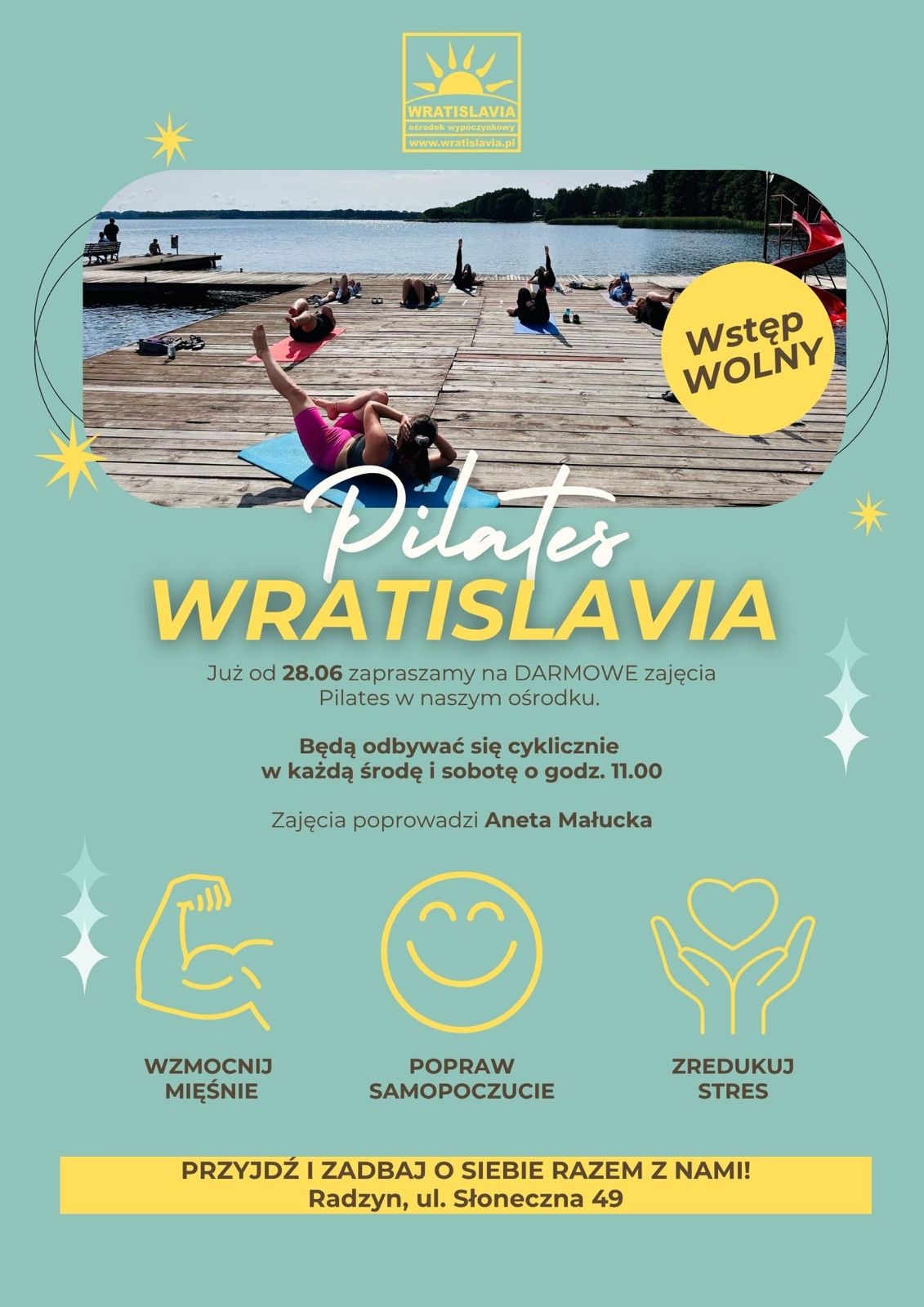 Pilates pod chmurką!