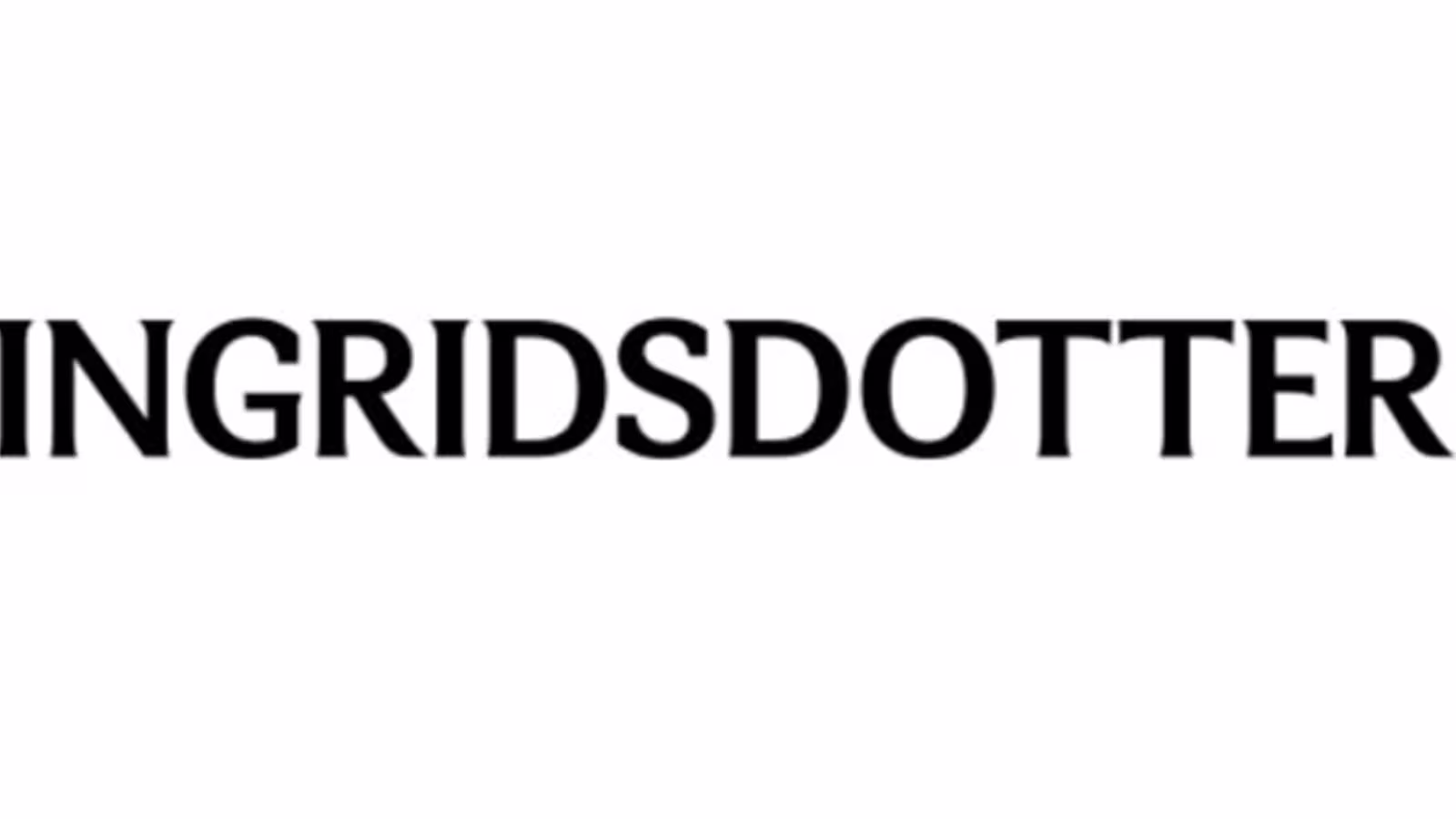 Brand Logo Rectangular Ingridsdotter