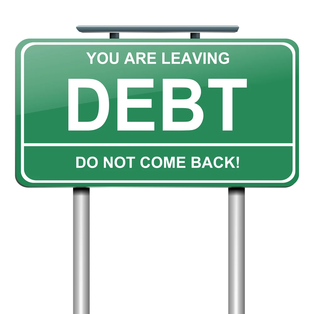 Debt Sign