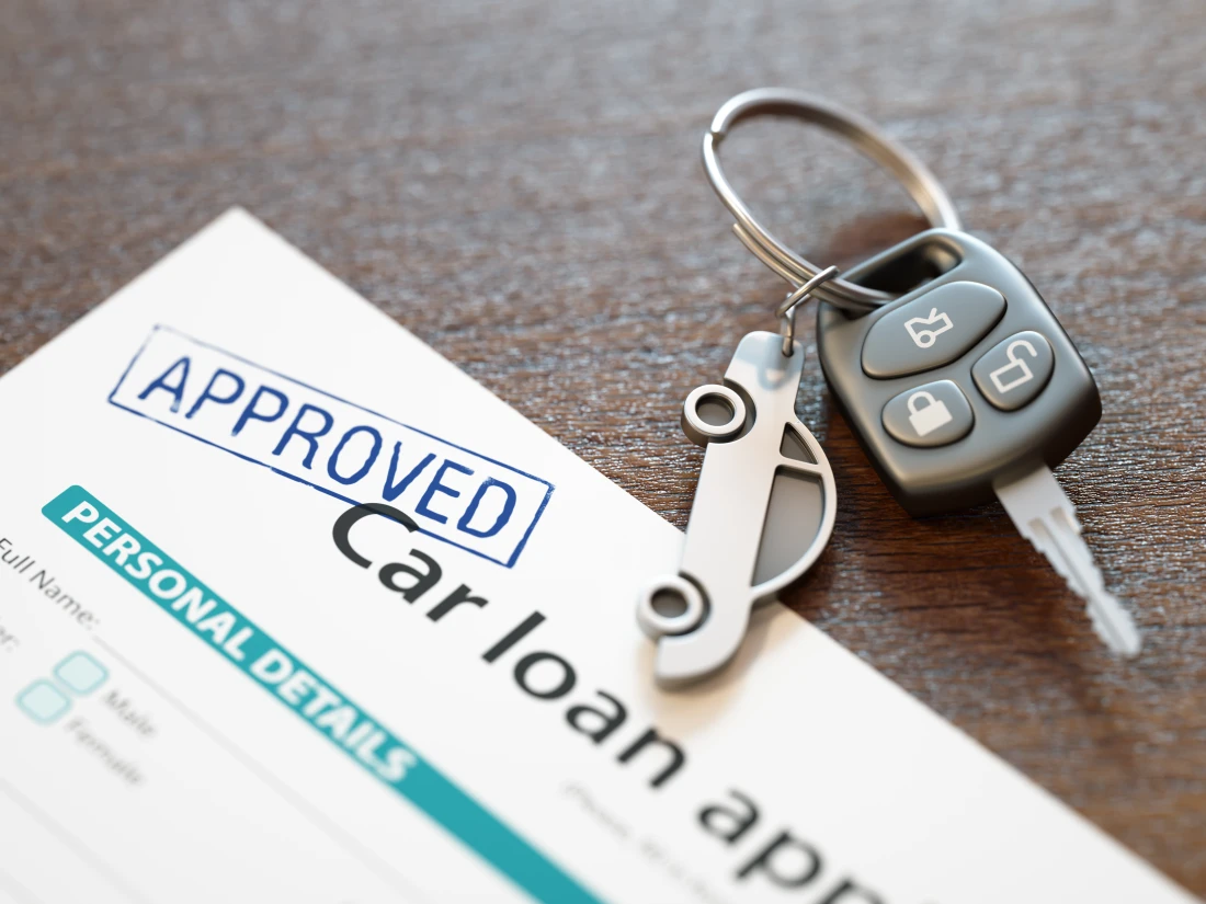 approved car loan and key