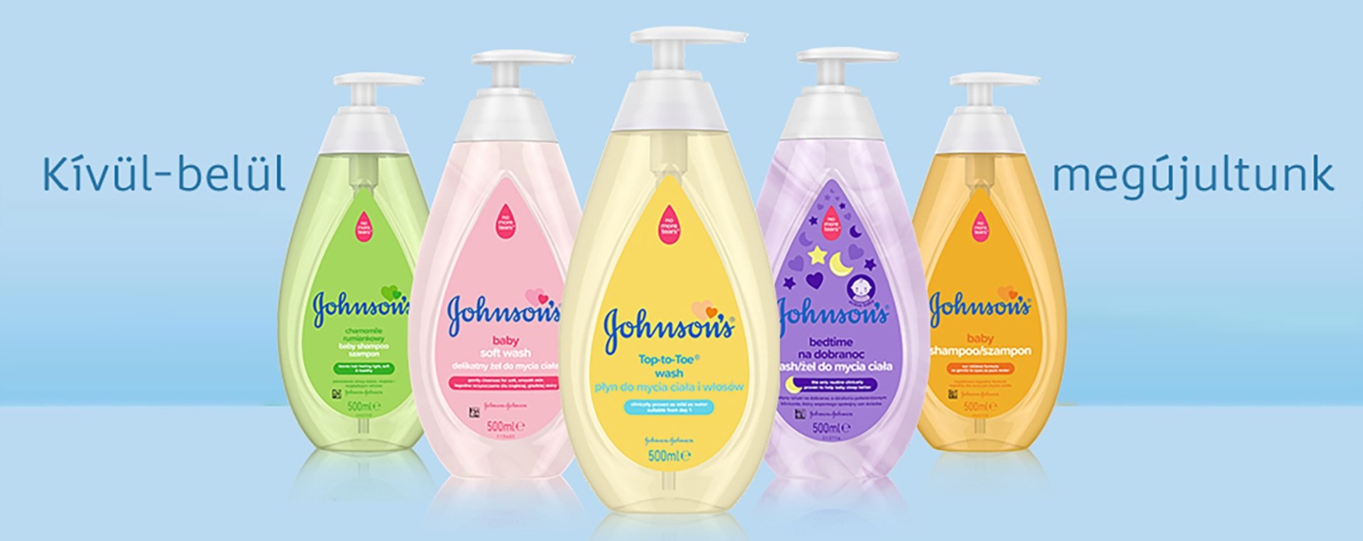 new & improved Johnson’s® baby products