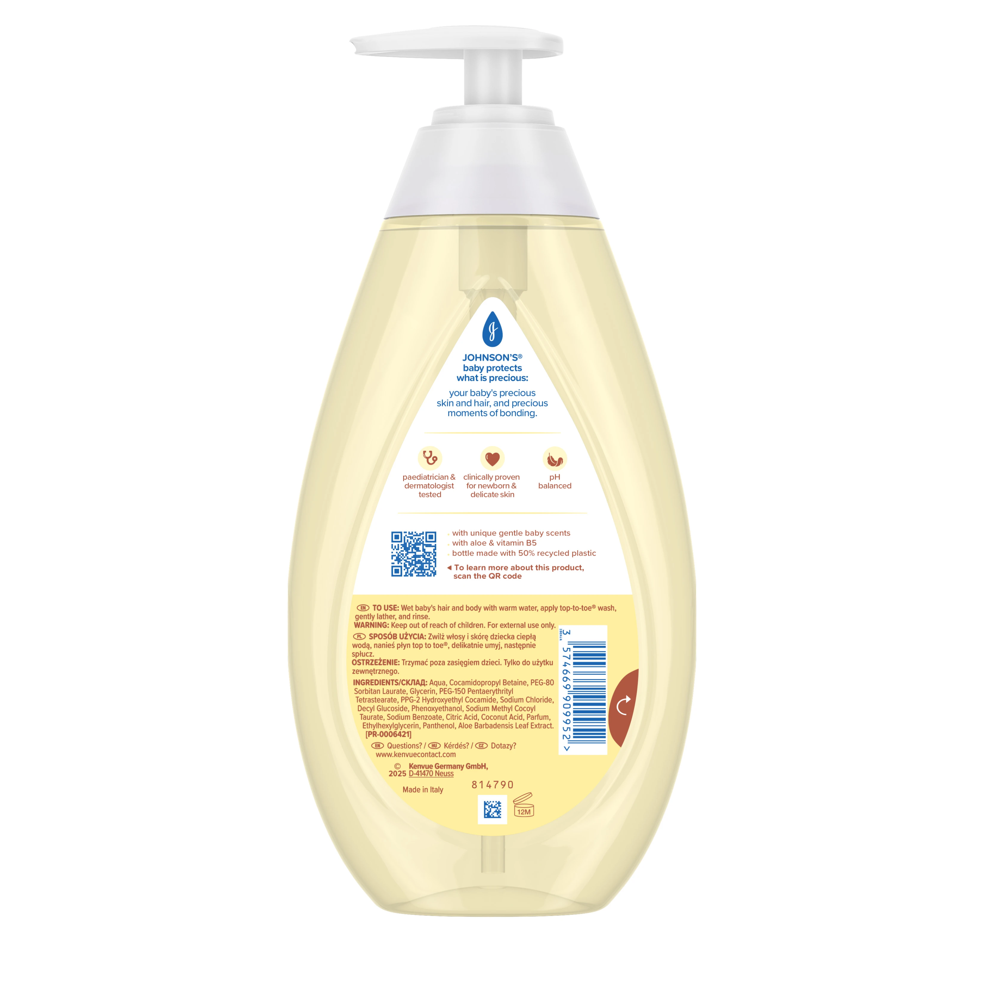 Top-to-Toe® 2in1 tusfurdo 500ml