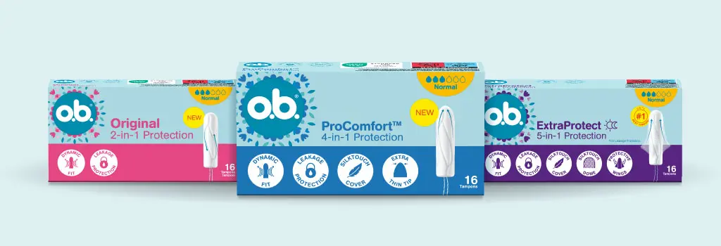 o.b.® Tampons Produktlinie