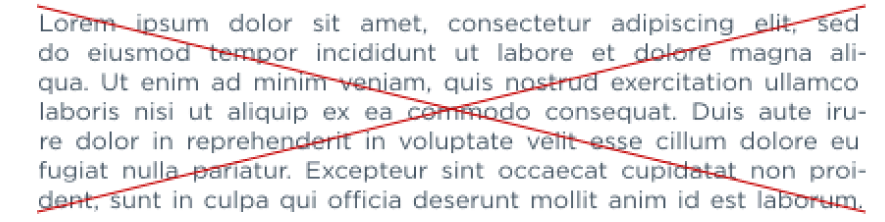 Don't force-justify text.