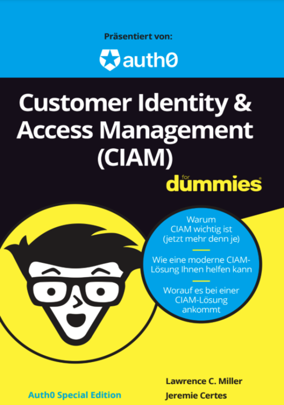Customer Identity & Access Management For Dummies (CIAM)