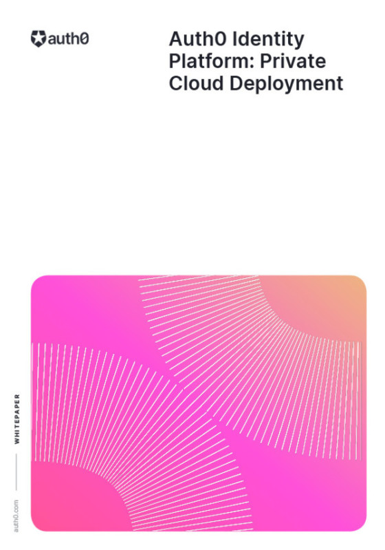 Auth0 Identity Platform: Private Cloud Deployment 