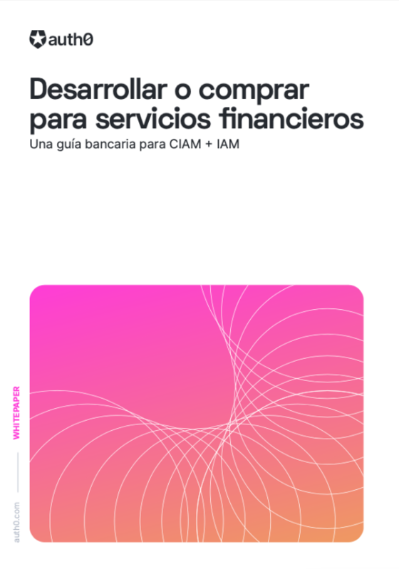 Desarrollar o Comprar para Servicios Financieros