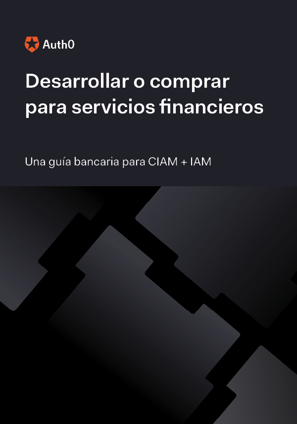 Desarrollar o Comprar para Servicios Financieros
