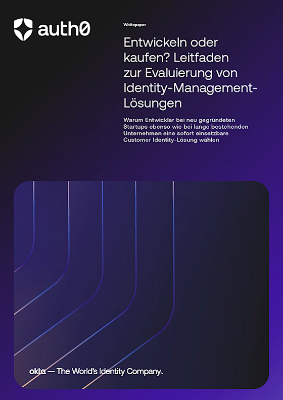 Entwickeln oder kaufen? Leitfaden zur Evaluierung von Identity-Management-Lösungen