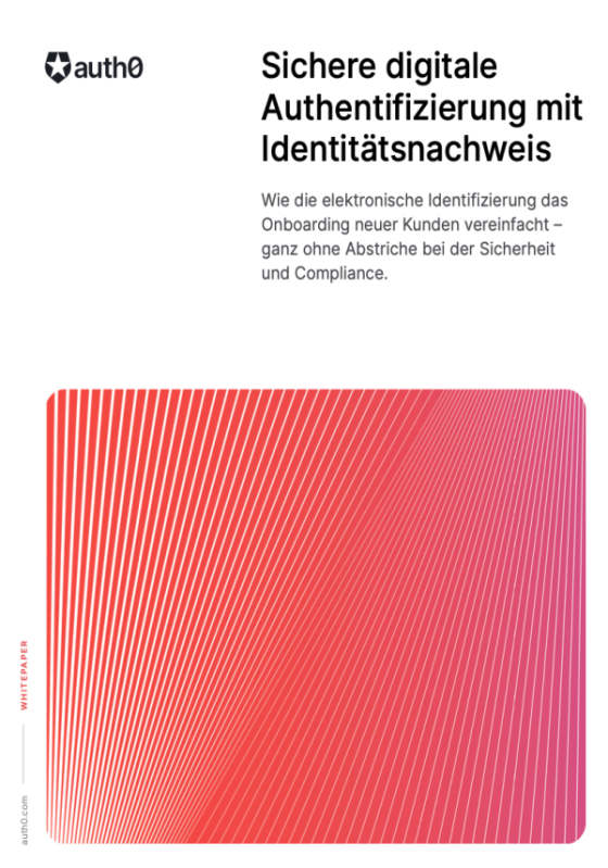 Sichere digitale Authentifizierung mit Identitätsnachweis