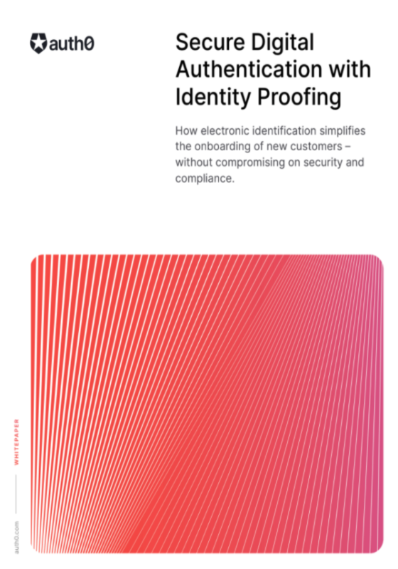Secure Digital Authentication with Identity Proofing