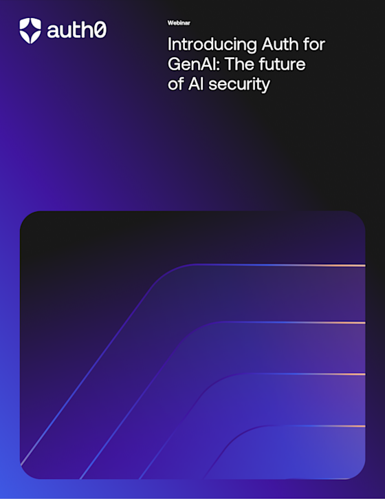 Introducing Auth for GenAI: The future of AI security