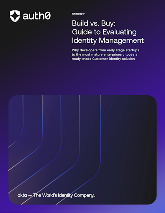 Build vs. Buy: Guide to Evaluating Identity Management