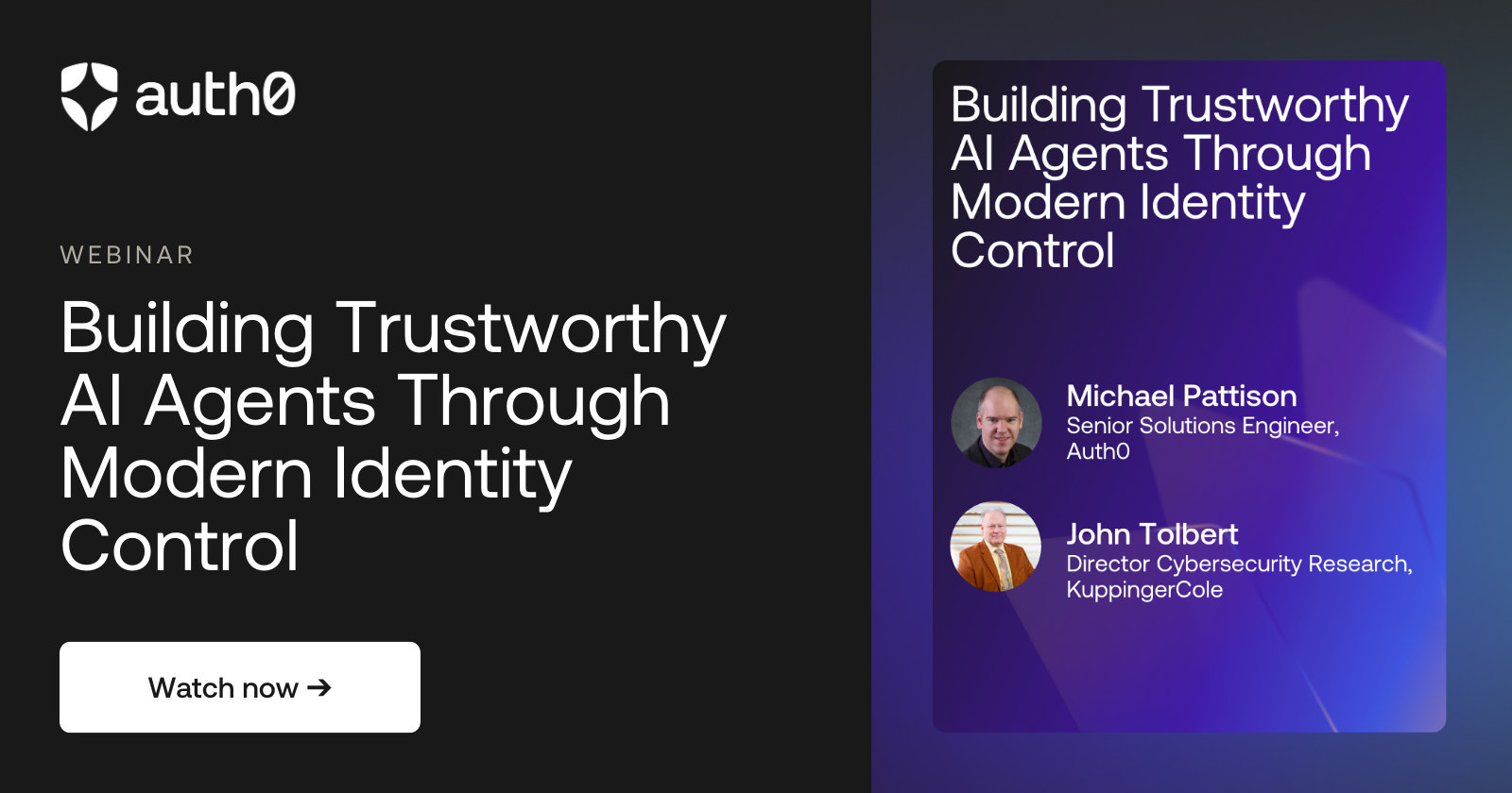 Auth0 | Building Trustworthy AI Agents Through Modern Identity Control