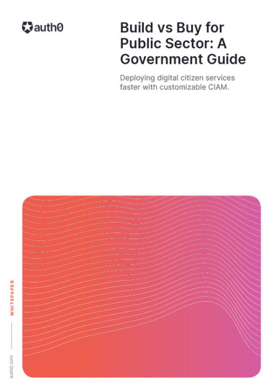 Build vs. Buy for Public Sector: A Government Guide to CIAM 