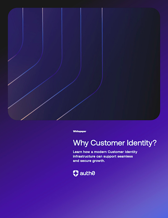 Time to think about Customer Identity