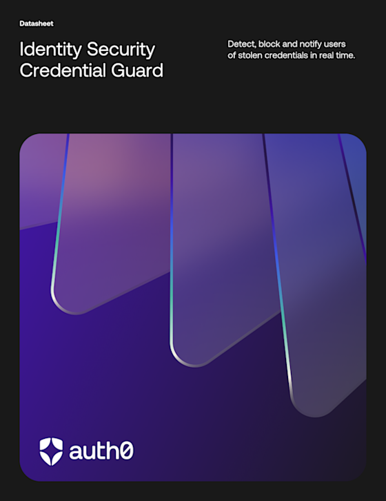 Identity Security Credential Guard Datasheet