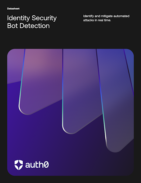 Identity Security Bot Detection Datasheet