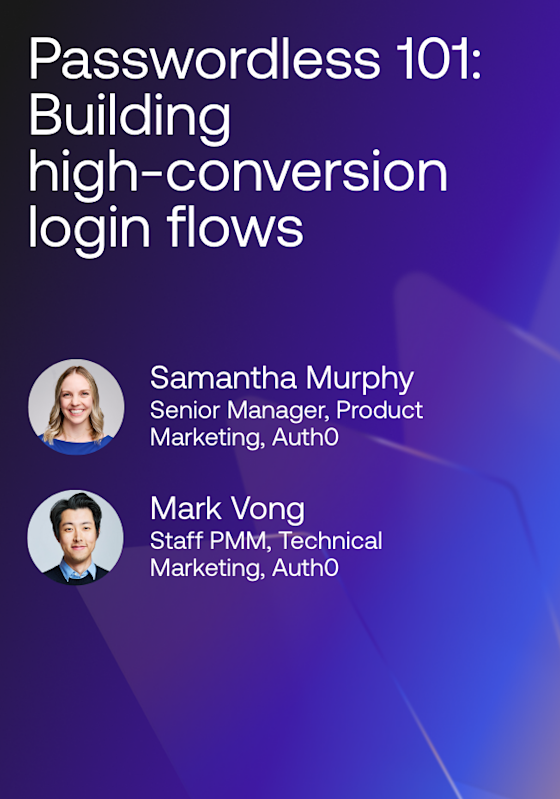Passwordless 101: Building high-conversion login flows