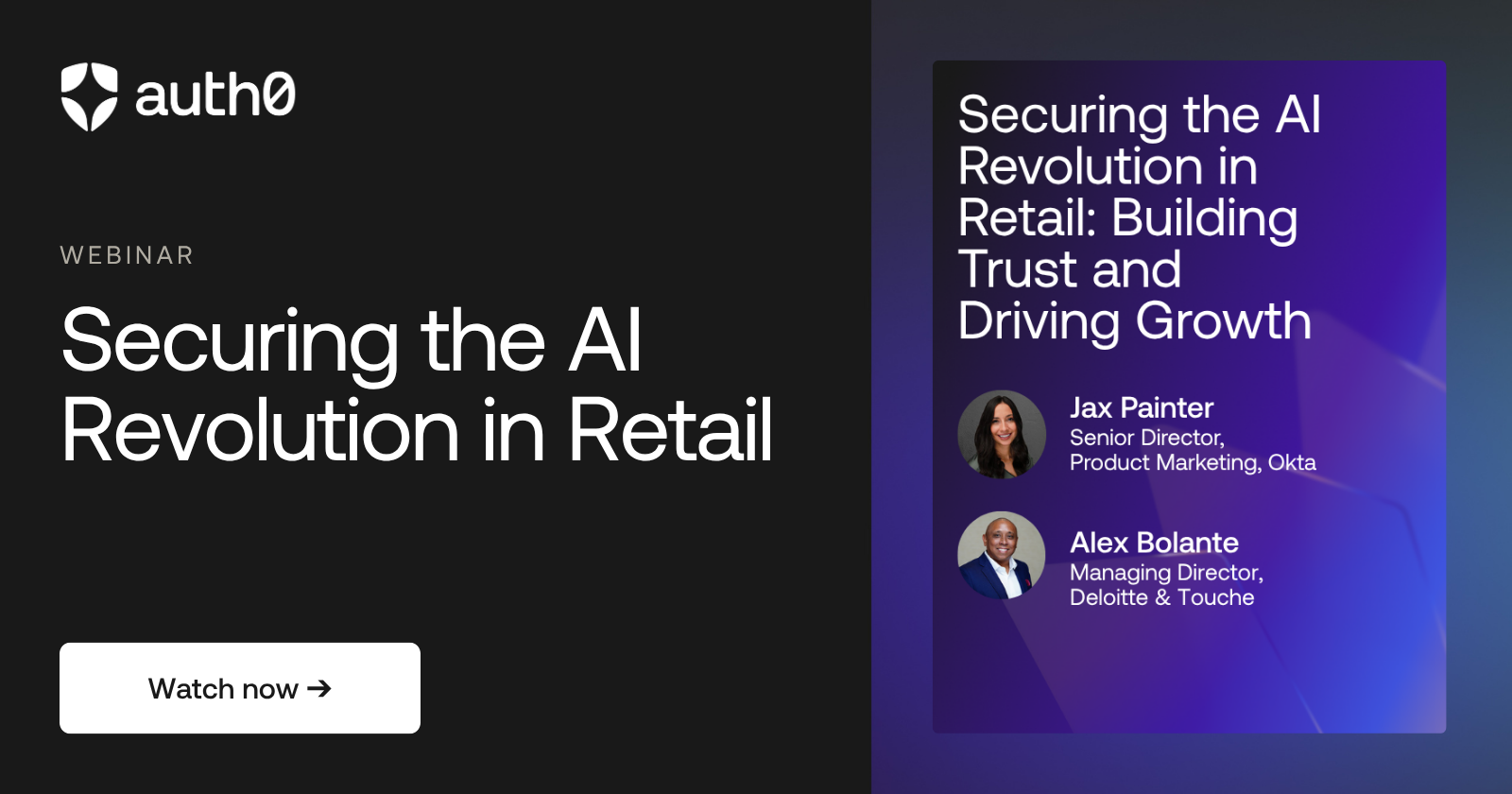 Auth0 | Webinar: Securing the AI Revolution in Retail