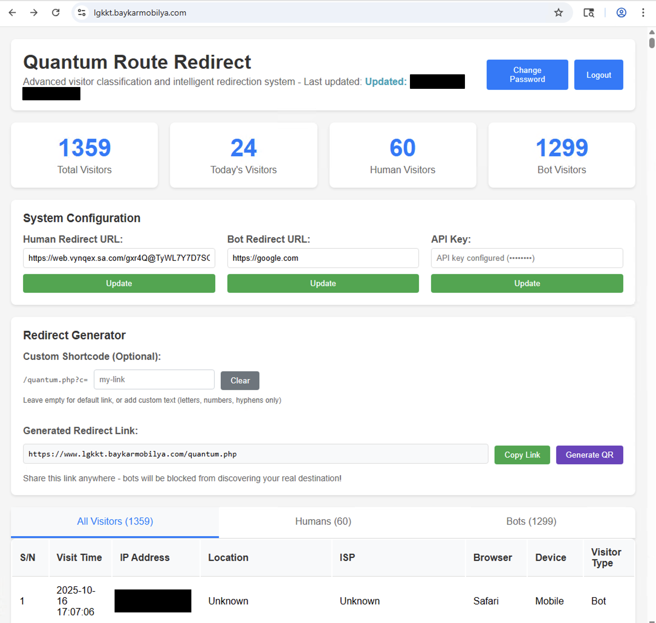 QuantumRedirect_AdminPanel
