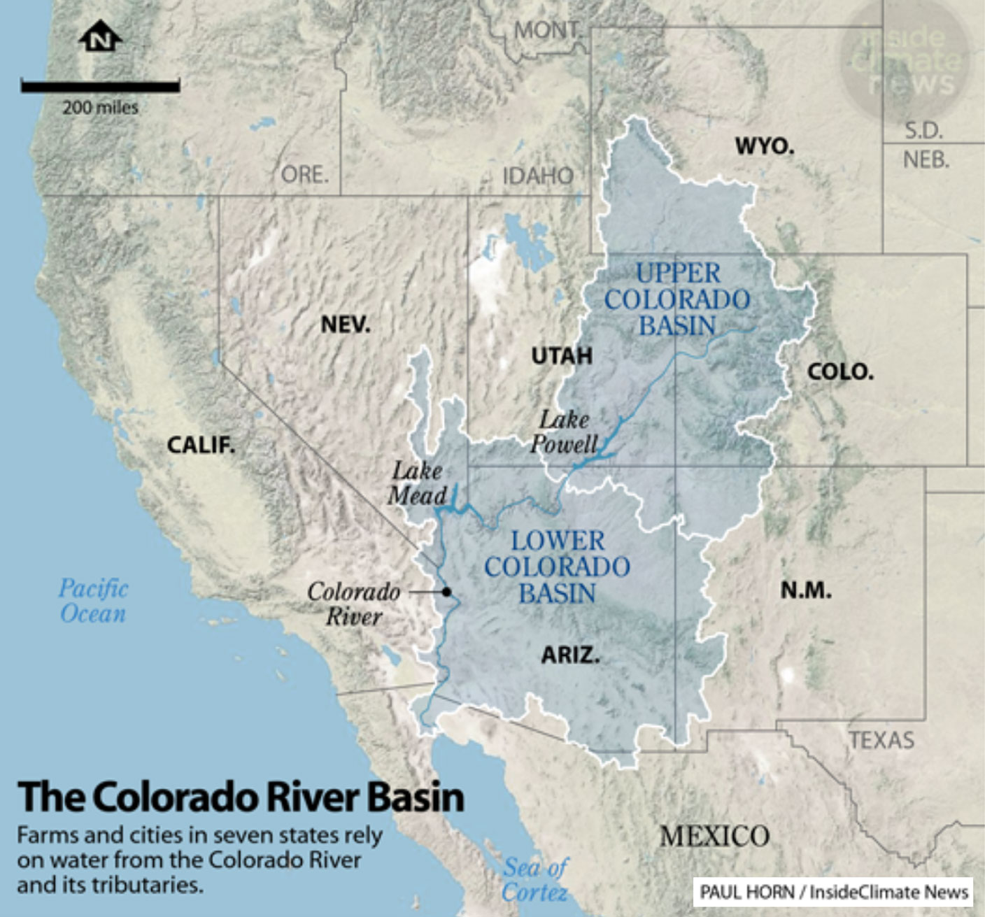 The Colorado River basin