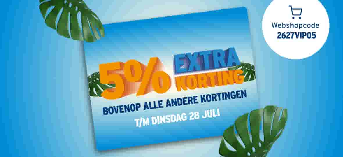 5% extra korting
