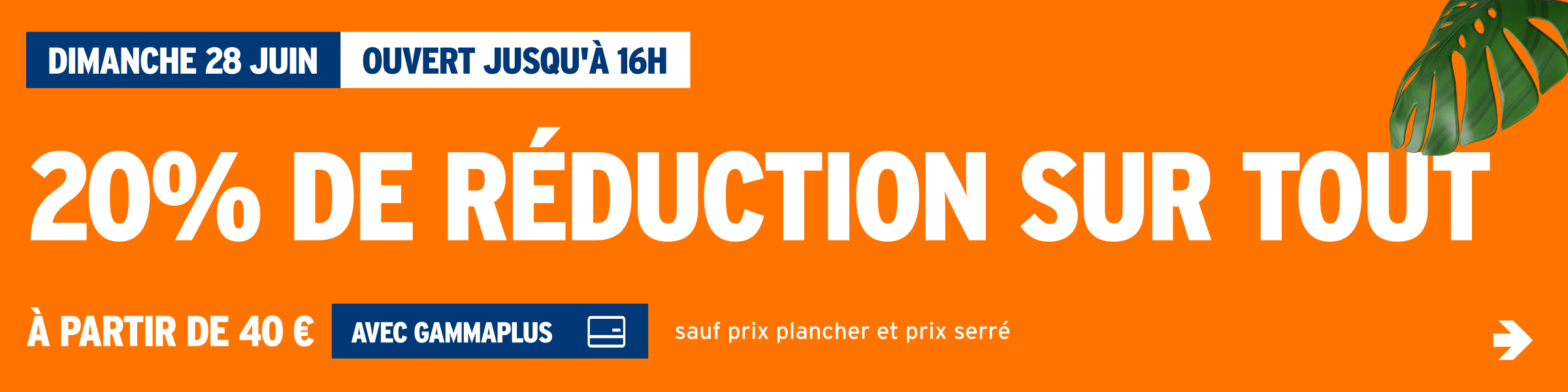 20% de réduction sur tout
